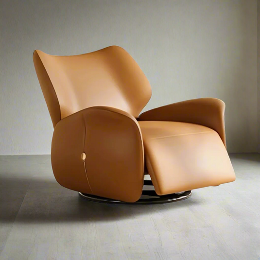 Designer Leather Recliner Chair : Luxury Comfort and Style - GraffitiWallArt