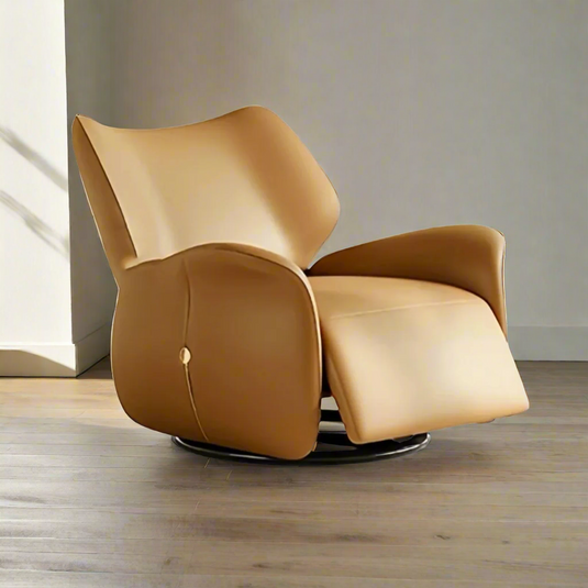 Designer Leather Recliner Chair : Luxury Comfort and Style - GraffitiWallArt