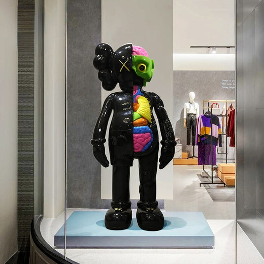 4 Foot Dissected: KAWS Statue Big Online - Limited Stock-GraffitiWallArt