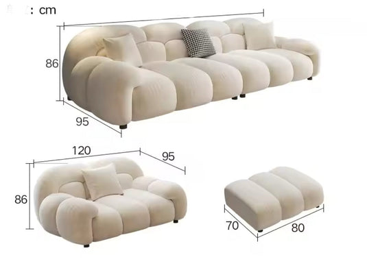 Minimalist Lazy Luxury Living Room Sofa Set