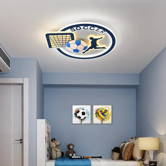 Football Soccer Fan Celing Light for Kids Room - GraffitiWallArt