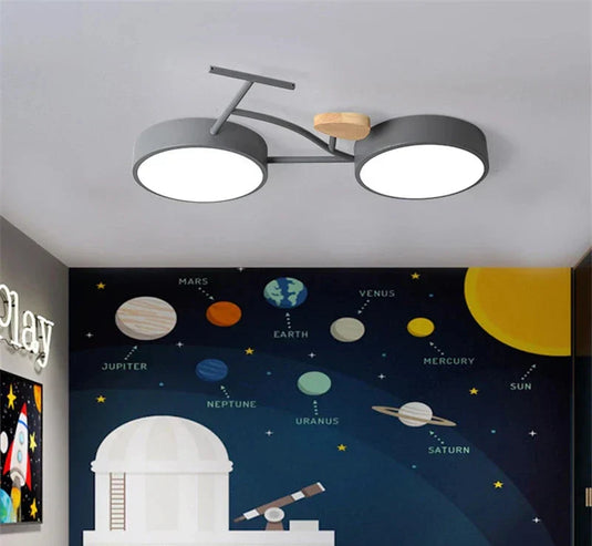 Bicycle Light for Kids Room - GraffitiWallArt