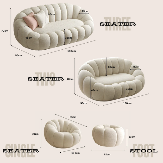 Puff Sofa Sizes