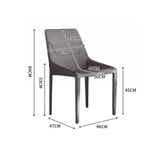 Chaise de salle à manger ultralégère italienne