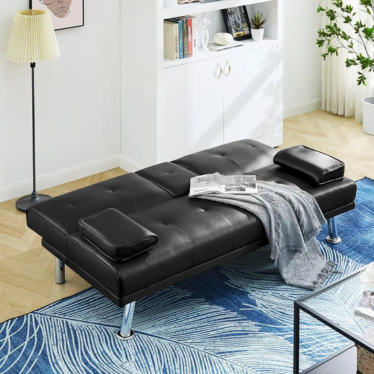 Futon Convertible Sofa Bed Sleeper Couch - GraffitiWallArt