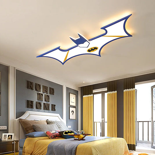 Batman Boys Room Ceiling Light - GraffitiWallArt