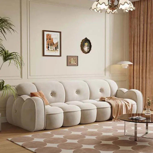 Minimalist Luxe Luxury Lazy Sofa Set - GraffitiWallArt