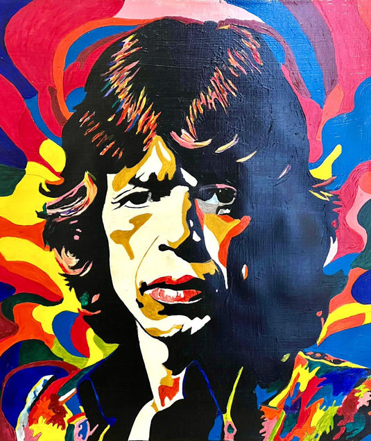 Mick Jagger SingerCanvas Wall Hanging Art