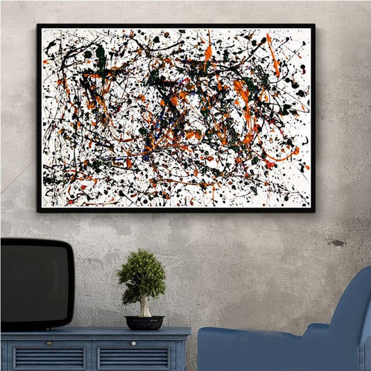 Abstract Street Graffiti Canvas Wall Art-GraffitiWallArt