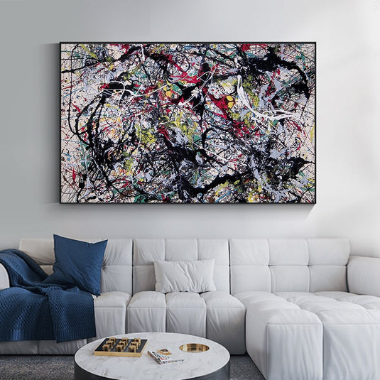 Abstract Street Graffiti Canvas Wall Art-GraffitiWallArt