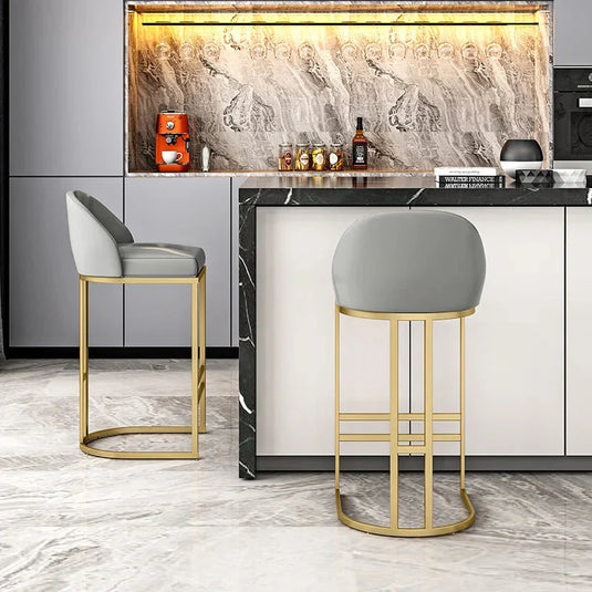 Accent Bar Stools Minimalist Kitchen Counter Stool-GraffitiWallArt