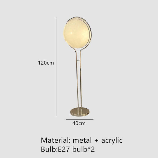 Acrylic Ball Floor Lamp - Illuminating Home Décor-GraffitiWallArt