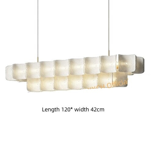 Acrylic Chandelier: Elegant Lighting Fixture-GraffitiWallArt