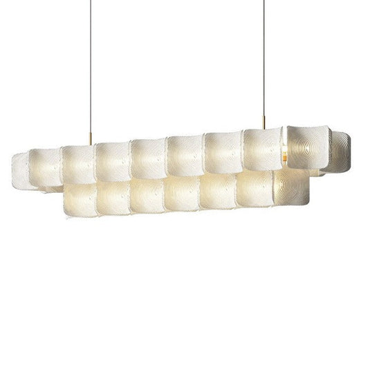 Acrylic Chandelier: Elegant Lighting Fixture-GraffitiWallArt