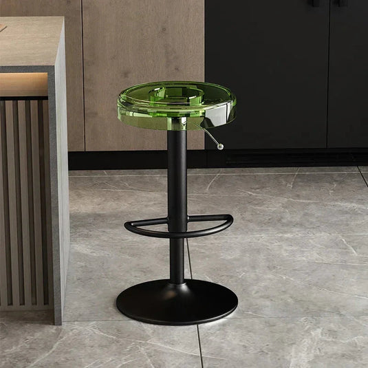 Acrylic High-End Kitchen Island Counter bar Stool-GraffitiWallArt