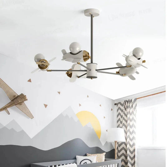 Aeroplanes Ceiling Light for Kids Room-GraffitiWallArt