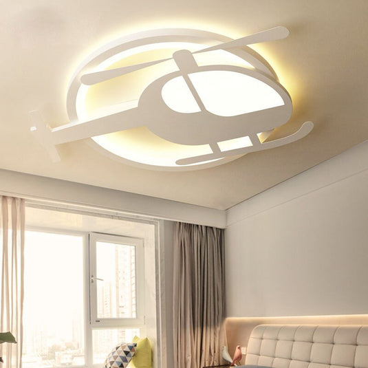 Airplane Ceiling Light - Illuminate Your Space in Style.-GraffitiWallArt