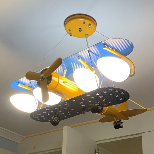 Airplane LED Light with Fan - Enjoy Comfortable Lighting-GraffitiWallArt