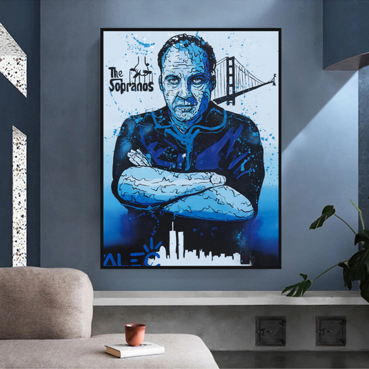 Alec Canvas Wall Art: The Legendary Tony Soprano-GraffitiWallArt