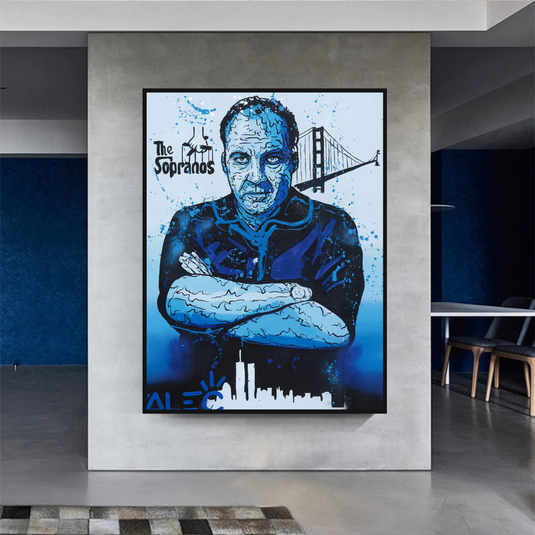 Alec Canvas Wall Art: The Legendary Tony Soprano-GraffitiWallArt