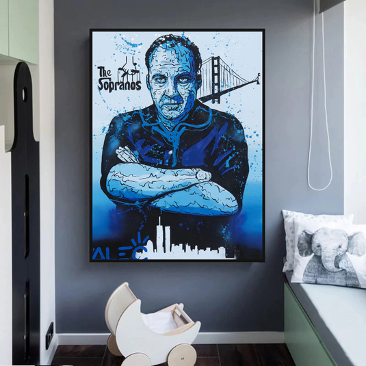 Alec Canvas Wall Art: The Legendary Tony Soprano-GraffitiWallArt