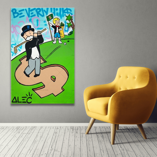 Alec Monopoly Wall Art: Explore Beverly Hills-GraffitiWallArt