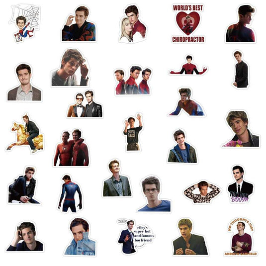 Andrew Garfield Stickers Pack - Famous Bundle Stickers-GraffitiWallArt