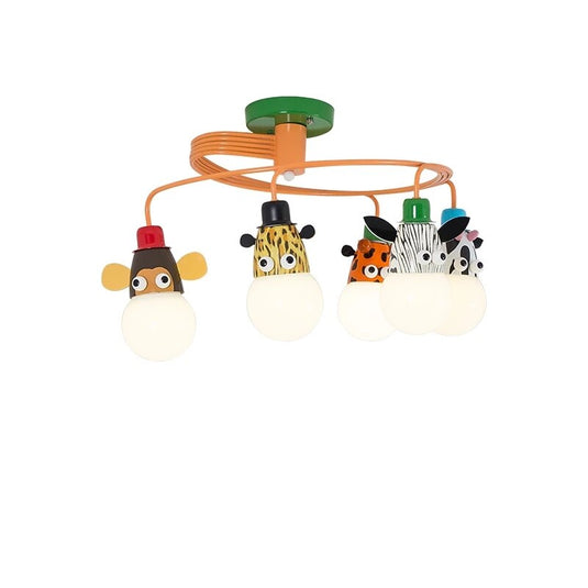 Animals LED Pendant Lamp For Kids Room-GraffitiWallArt