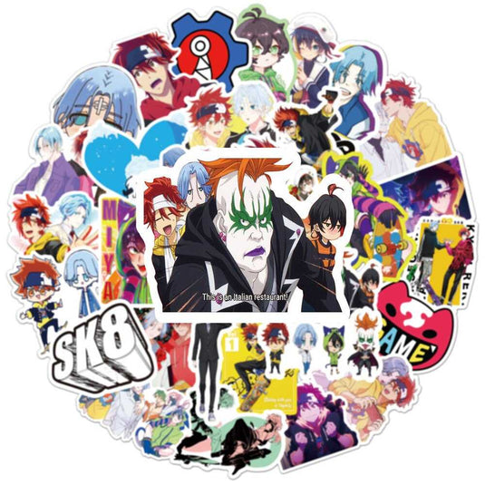 Anime Stickers Pack: Explore Vibrant Designs-GraffitiWallArt