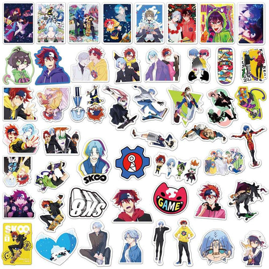 Anime Stickers Pack: Explore Vibrant Designs-GraffitiWallArt