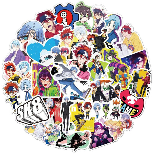 Anime Stickers Pack: Explore Vibrant Designs-GraffitiWallArt