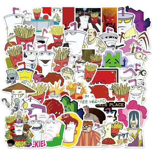 Aqua Teen Hunger Force Stickers: Quirky Collectibles-GraffitiWallArt