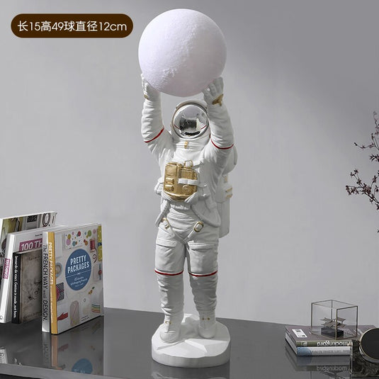 Astronaut Sculpture Statue Light-GraffitiWallArt