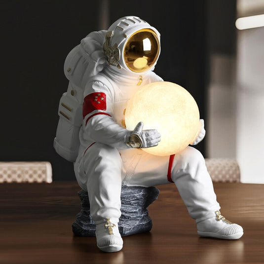 Astronaut Sculpture Statue Light-GraffitiWallArt