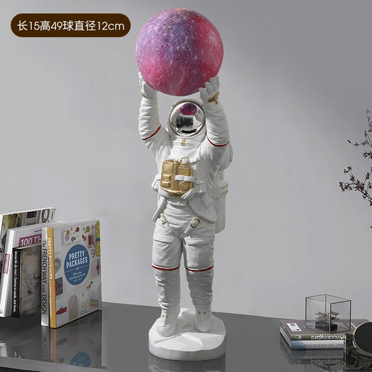 Astronaut Sculpture Statue Light-GraffitiWallArt