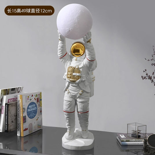 Astronaut Sculpture Statue Light-GraffitiWallArt