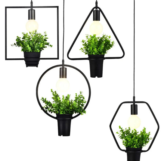 Atmosphere Plant Hanging Light Pendant-GraffitiWallArt