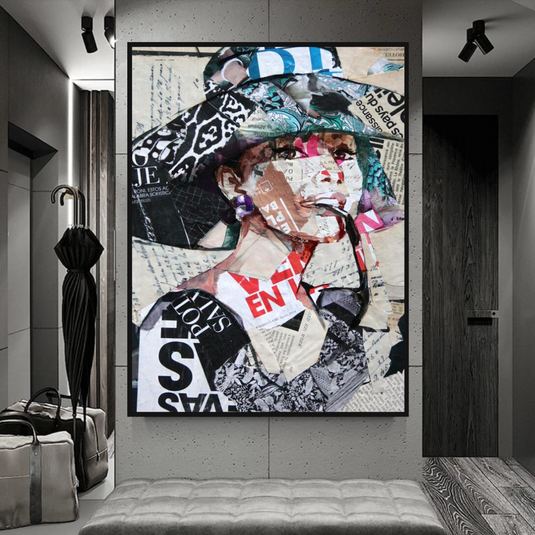 Audrey Hepburn Canvas Wall Art: Timeless Decor-GraffitiWallArt