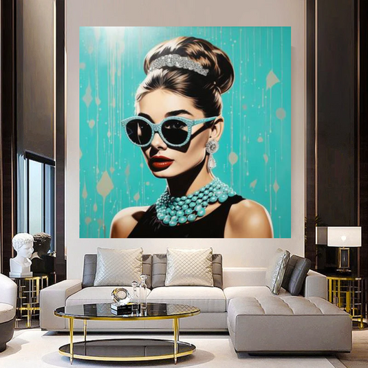 Audrey Hepburn Wall Art - Exquisite Home Decor-GraffitiWallArt