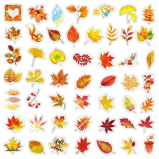 Autumn Maple Leaf Graffiti Stickers-GraffitiWallArt