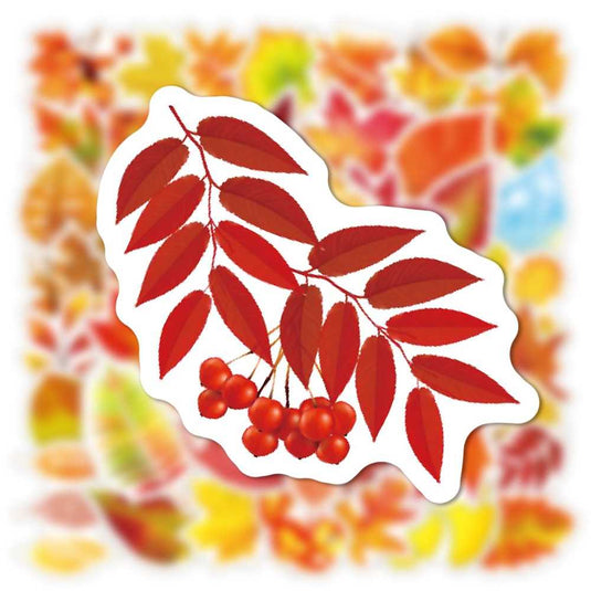 Autumn Maple Leaf Graffiti Stickers-GraffitiWallArt