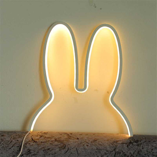 Baby Rabbit Night Lights USB Powered LED Lamp-GraffitiWallArt