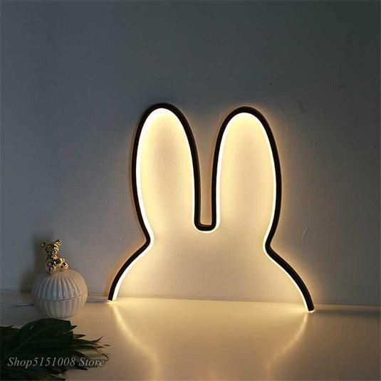 Baby Rabbit Night Lights USB Powered LED Lamp-GraffitiWallArt