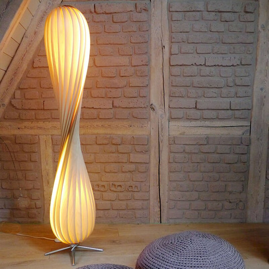 Bamboo Floor Lamp - Illuminate Your Space-GraffitiWallArt