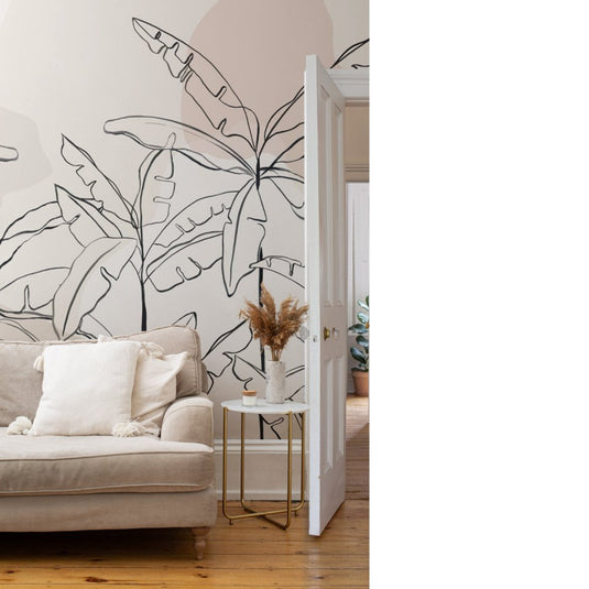 Banana Tree Wallpaper: Enhance Your Décor-GraffitiWallArt