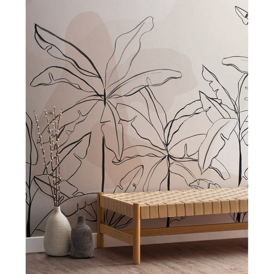 Banana Tree Wallpaper: Enhance Your Décor-GraffitiWallArt