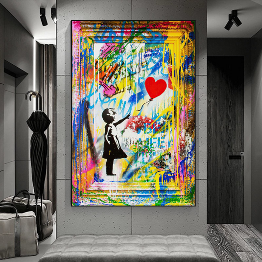 Banksy "Life is Beautiful" Wall Art - Add a Touch of Street Art-GraffitiWallArt