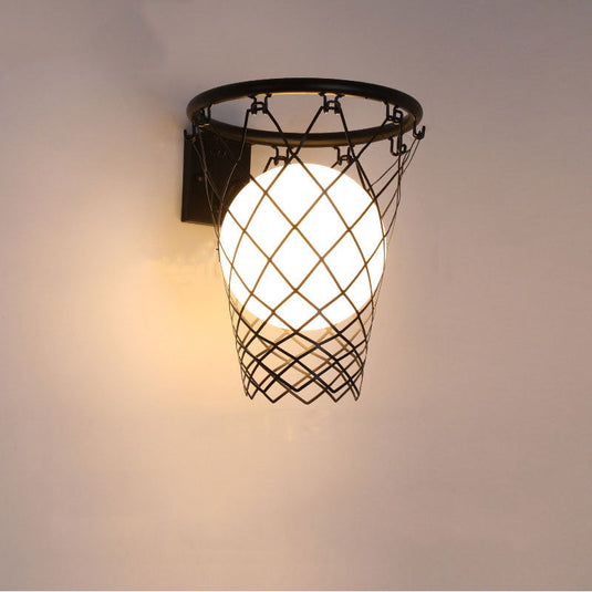 Basket Ball Kids Room Wall Light-GraffitiWallArt