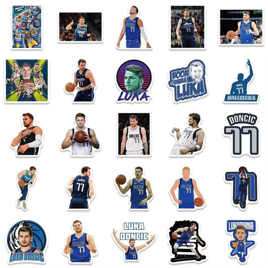 Basketball Stickers Pack - NBA Stars Waterproof Famous Bundle-GraffitiWallArt