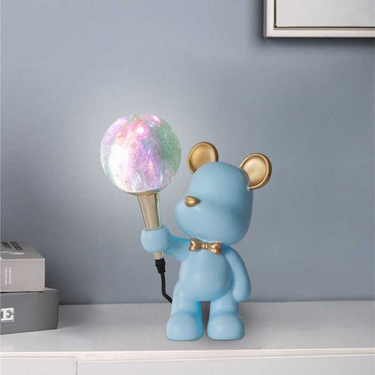 Bear Bedside Lamp for Kids Room-GraffitiWallArt